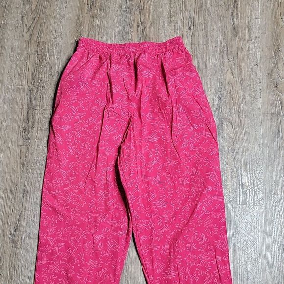 Boscali Pull On Elastic Waist Pants ~ Sz L ~ Pink ~ High Rise ~ 30" Inseam - Picture 3 of 7